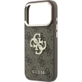Etui Guess 4G Big Strass Logo 4G Classic Logo do iPhone 18 Pro Max / 17 Pro Max, brązowe