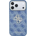 Etui Guess 4G Big Strass Logo 4G Classic Logo do iPhone 18 Pro / 17 Pro, niebieskie