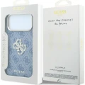 Etui Guess 4G Big Strass Logo 4G Classic Logo do iPhone 18 Pro / 17 Pro, niebieskie