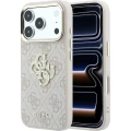 Etui Guess 4G Big Strass Logo 4G Classic Logo do iPhone 18 Pro / 17 Pro, różowe