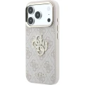 Etui Guess 4G Big Strass Logo 4G Classic Logo do iPhone 18 Pro / 17 Pro, różowe