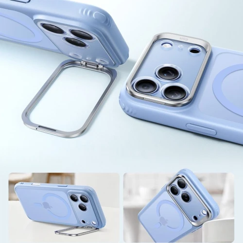 Etui ESR Classic Hybrid Kickstand do MagSafe do iPhone 18 Pro Max / 17 Pro Max, jasnoniebiesko-przydymione (3/6)