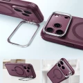 Etui ESR Classic Hybrid Kickstand do MagSafe do iPhone 18 Pro / 17 Pro, burgundowo-przydymione (3/6)