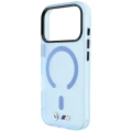 Etui BMW M IML Frosted Metal Logo Trims MagSafe do iPhone 18 Pro Max / 17 Pro Max, przezroczysto niebieskie (2/8)
