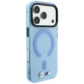 Etui BMW M IML Frosted Metal Logo Trims MagSafe do iPhone 18 Pro Max / 17 Pro Max, przezroczysto niebieskie (5/8)