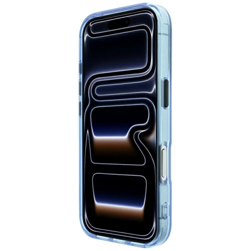 Etui BMW M IML Frosted Metal Logo Trims MagSafe do iPhone 18 Pro Max / 17 Pro Max, przezroczysto niebieskie (6/8)