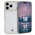 Etui Bizon Case Angelo do iPhone 18 Pro Max / 17 Pro Max, półprzezroczyste z beżową ramką (1/6)