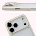 Etui Bizon Case Angelo do iPhone 18 Pro Max / 17 Pro Max, półprzezroczyste z beżową ramką (3/6)