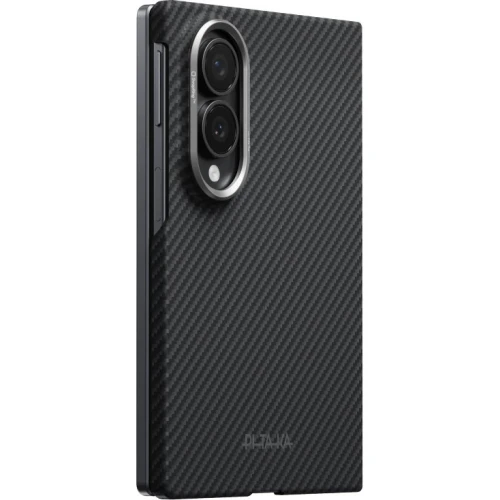 Etui aramidowe Pitaka Edge Case do MagSafe, do Galaxy Z Fold8, czarno-szare z kevlarem (3/10)
