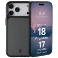 Etui Bizon Case Angelo do iPhone 18 Pro Max / 17 Pro Max, przydymione z czarną ramką (1/6)