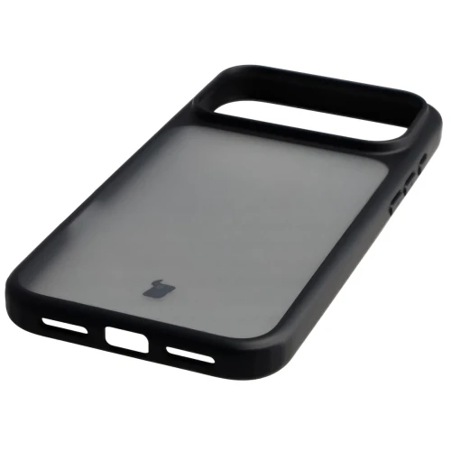 Etui Bizon Case Angelo do iPhone 18 Pro Max / 17 Pro Max, przydymione z czarną ramką (5/6)