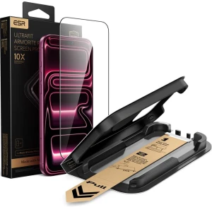 Szkło hartowane z ramką pozycjonującą ESR Ultrafit Armorite Pro Tempered Glass do iPhone 18 Pro / 17 Pro