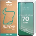 Folia hydrożelowa na ekran Bizon Film Hydrogel Front Duo do Motorola Edge 70 Max, 2 sztuki (1/5)