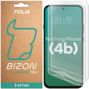 Folia hydrożelowa na ekran Bizon Film Hydrogel Front Duo do Nothing Phone (4b), 2 sztuki