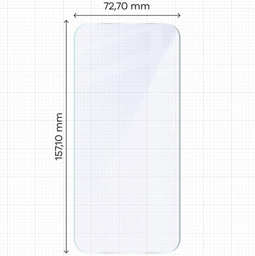 Elastyczne szkło hybrydowe Bizon Hybrid Mule do OPPO Reno16 Pro (2/4)