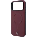 Etui Mercedes-Benz Leather 3D MagSafe do iPhone 18 Pro Max / 17 Pro Max, bordowe (6/8)
