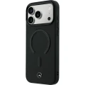 Etui Mercedes-Benz Leather 3D MagSafe do iPhone 18 Pro / 17 Pro, czarne (2/8)