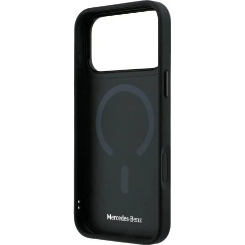 Etui Mercedes-Benz Leather 3D MagSafe do iPhone 18 Pro / 17 Pro, czarne (7/8)