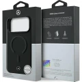 Etui Mercedes-Benz Leather 3D MagSafe do iPhone 18 Pro / 17 Pro, czarne (8/8)
