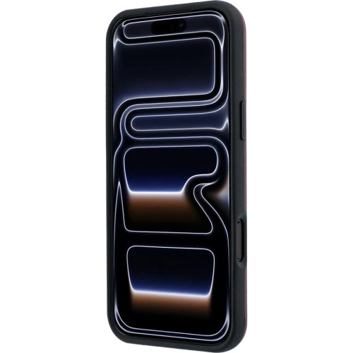 Etui Mercedes-Benz Leather 3D MagSafe do iPhone 18 Pro / 17 Pro, bordowe (5/8)