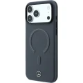 Etui Mercedes-Benz Leather 3D MagSafe do iPhone 18 Pro / 17 Pro, antracytowe (2/8)