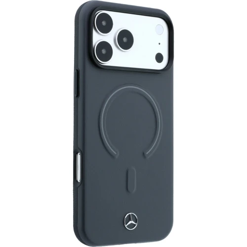 Etui Mercedes-Benz Leather 3D MagSafe do iPhone 18 Pro / 17 Pro, antracytowe (4/8)