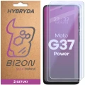 Elastyczne szkło hybrydowe Bizon Hybrid Mule Duo do Motorola Moto G37 Power 5G, 2 sztuki (1/4)