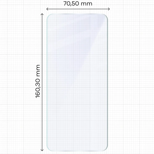 Elastyczne szkło hybrydowe Bizon Hybrid Mule Duo do Motorola Moto G37 Power 5G, 2 sztuki (2/4)