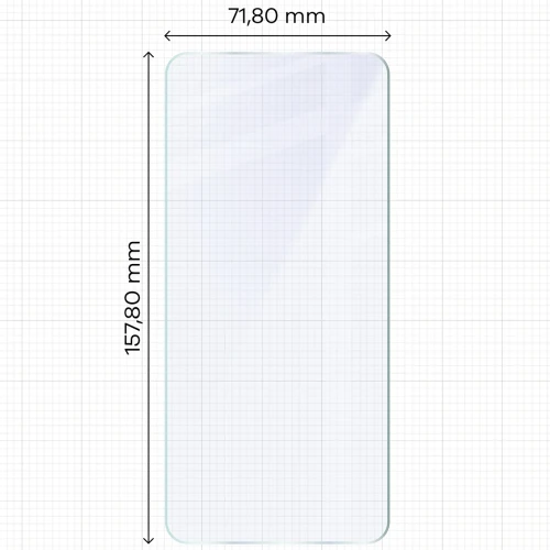 Elastyczne szkło hybrydowe Bizon Hybrid Mule Duo do Vivo V70 Lite 5G, 2 sztuki (2/4)