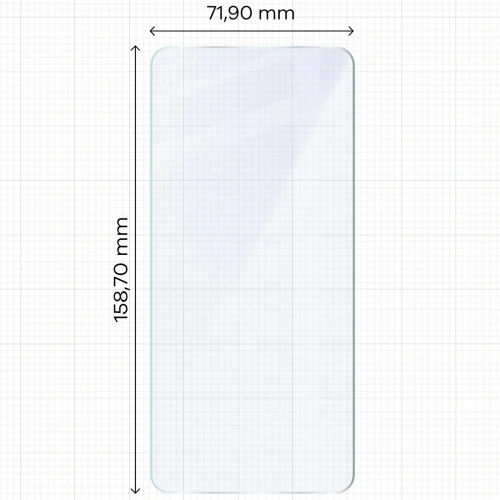 Elastyczne szkło hybrydowe Bizon Hybrid Mule Duo do Motorola Edge 70 Max, 2 sztuki (2/4)