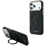 Etui Guess Ring Stand 360 4G Classic Logo do iPhone 18 Pro Max / 17 Pro Max do MagSafe, czarne