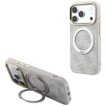 Etui Guess Ring Stand 360 4G Classic Logo do iPhone 18 Pro Max / 17 Pro Max do MagSafe, różowe