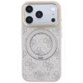 Etui Guess Ring Stand 360 4G Classic Logo do iPhone 18 Pro Max / 17 Pro Max do MagSafe, różowe