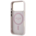 Etui Guess Ring Stand 360 4G Classic Logo do iPhone 18 Pro Max / 17 Pro Max do MagSafe, różowe