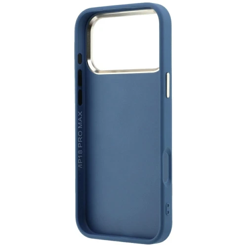 Etui Guess 4G Big Resin Logo do iPhone 18 Pro Max / 17 Pro Max, niebieskie