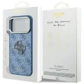 Etui Guess 4G Big Resin Logo do iPhone 18 Pro Max / 17 Pro Max, niebieskie