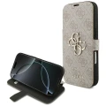 Etui Guess Book 4G Metal Logo do iPhone 18 Pro / 17 Pro, różowe