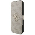Etui Guess Book 4G Metal Logo do iPhone 18 Pro Max / 17 Pro Max, różowe