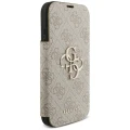 Etui Guess Book 4G Metal Logo do iPhone 18 Pro Max / 17 Pro Max, różowe