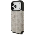 Etui Guess Book 4G Metal Logo do iPhone 18 Pro Max / 17 Pro Max, różowe