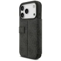Etui Guess Book 4G Metal Logo do iPhone 18 Pro / 17 Pro, czarne