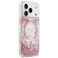 Etui Guess Resin Bottom Glitter do iPhone 18 Pro / 17 Pro do MagSafe, różowe