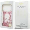 Etui Guess Resin Bottom Glitter do iPhone 18 Pro / 17 Pro do MagSafe, różowe