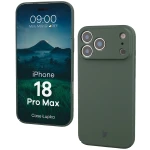 Etui Bizon Case Łupka do iPhone 18 Pro Max, zielone
