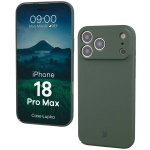 Etui Bizon Case Łupka do iPhone 18 Pro Max, zielone