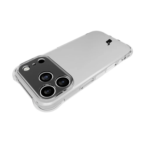 Elastyczne etui + 2x szkło hartowane Bizon Case Clear Pack do iPhone 18 Pro / 17 Pro (6/9)