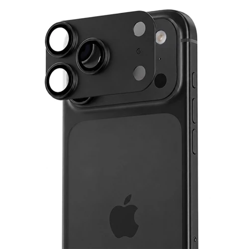 Szkło hartowane na aparat Benks OmniWarrior Metal Integrated Lens Protector do iPhone 18 Pro, czarne (1/10)