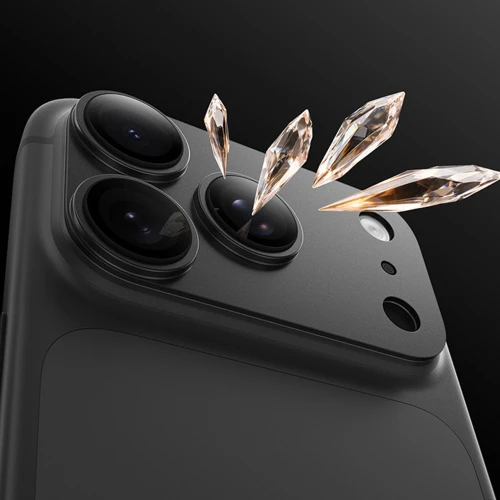 Szkło hartowane na aparat Benks OmniWarrior Metal Integrated Lens Protector do iPhone 18 Pro, czarne (6/10)