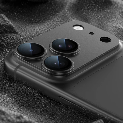 Szkło hartowane na aparat Benks OmniWarrior Metal Integrated Lens Protector do iPhone 18 Pro, czarne (7/10)