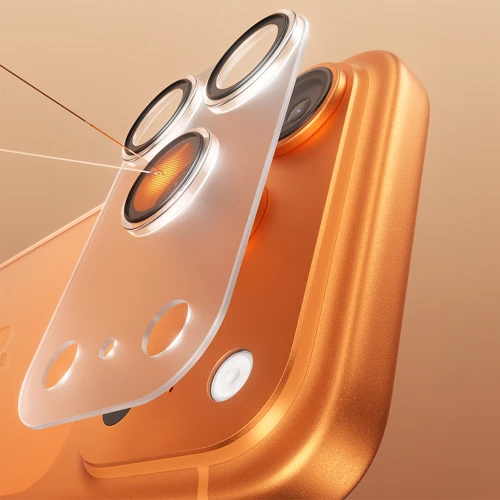 Szkło hartowane na aparat Benks OmniWarrior Integrated Lens Protector do iPhone 18 Pro, przezroczyste (4/6)